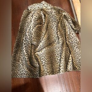 Faux fur coat